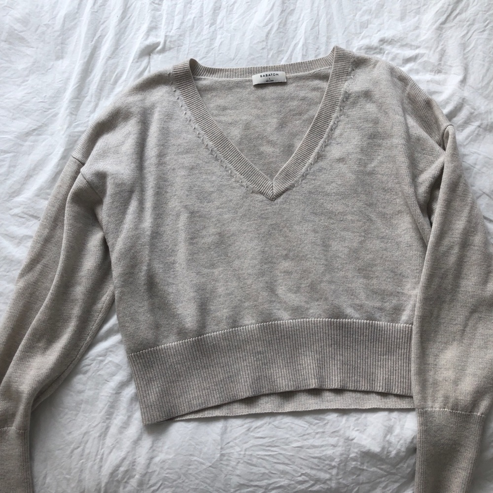 Babaton V Neck Sweater